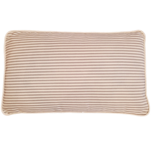 Beige ribbed mattress pad, 30x50 cm