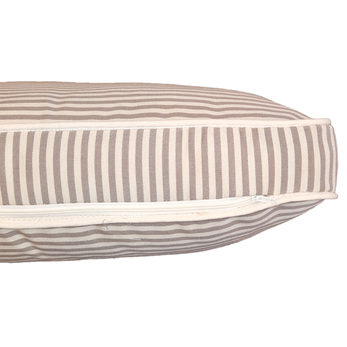 Beige ribbed mattress pad, 30x50 cm