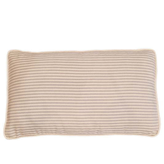 Grey ribbed mattress pad, 30x50 cm