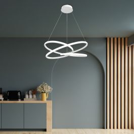 REIKA CHANDELIER WHITE D60CM LED 56W CC