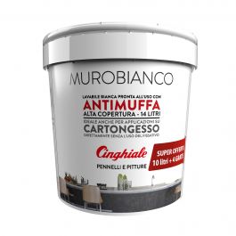 WHITE WASHABLE ANTI-MOLD WALL PAINT 14LT