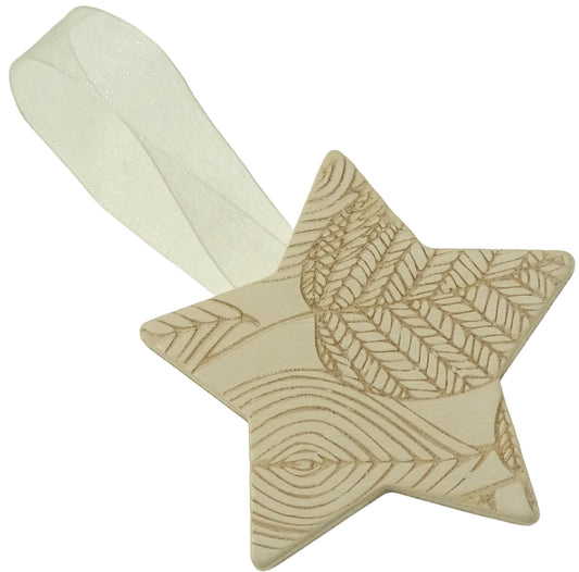 Mini clip magnet – jungle star, bleached