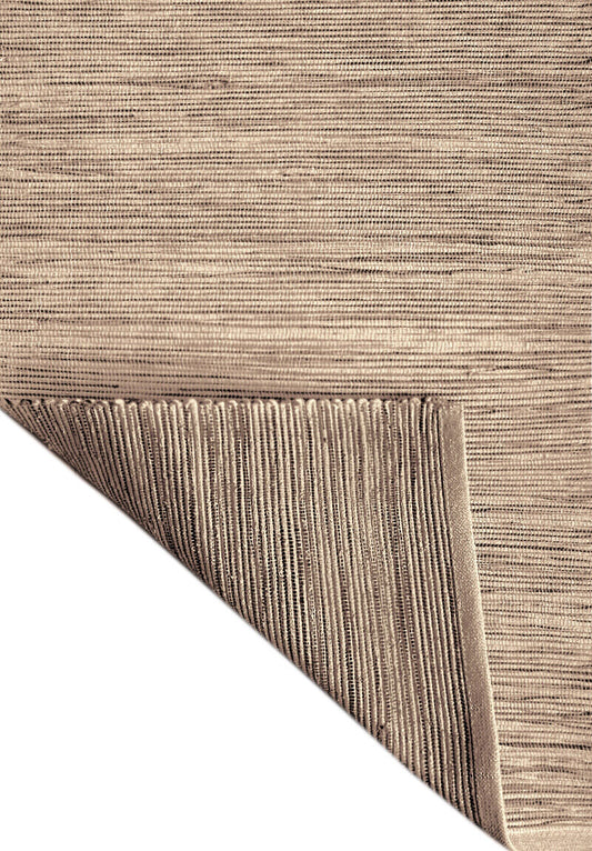 Beige cotton blend rug, 50x170cm