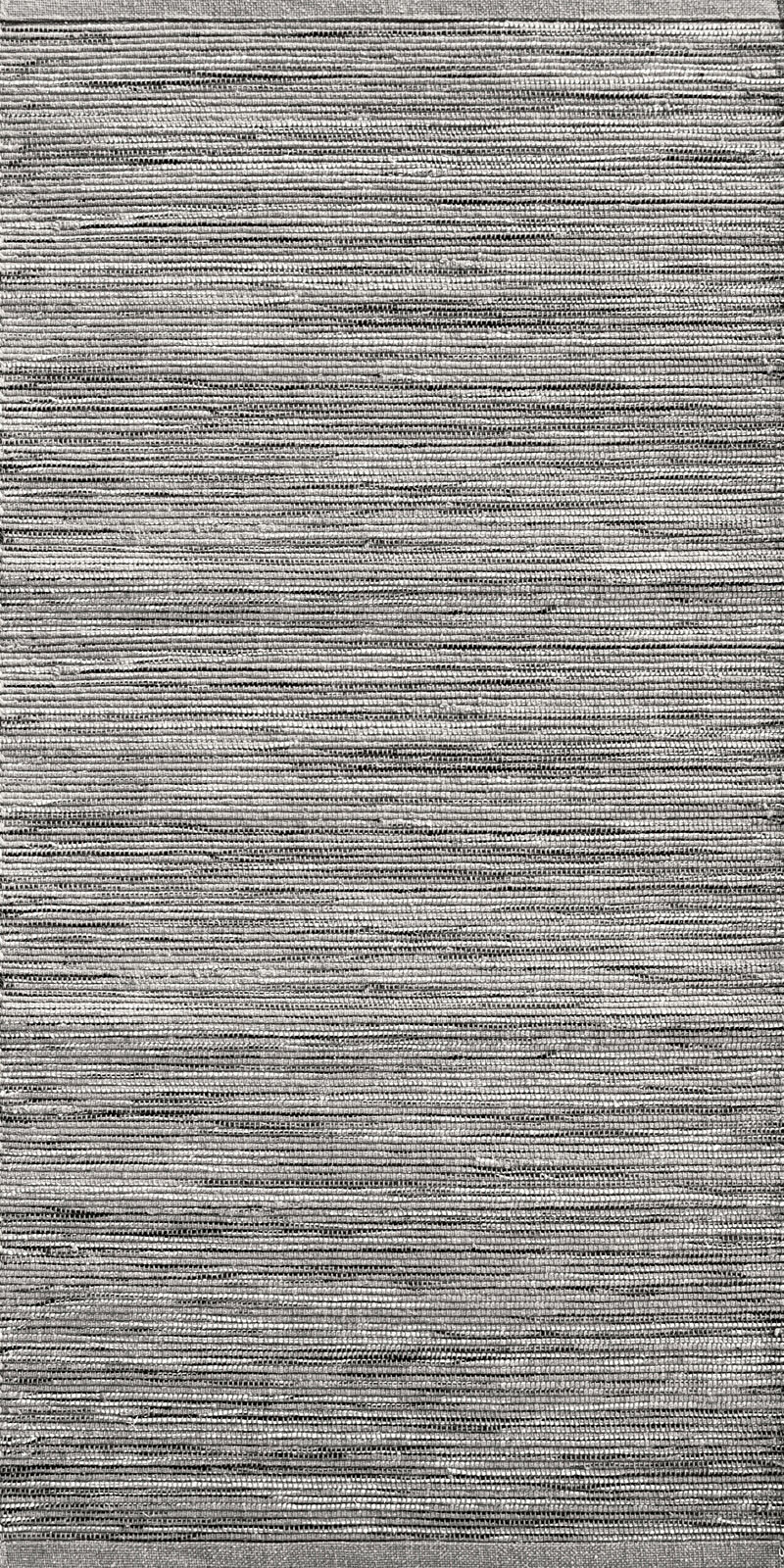 50x170cm grey cotton blend rug