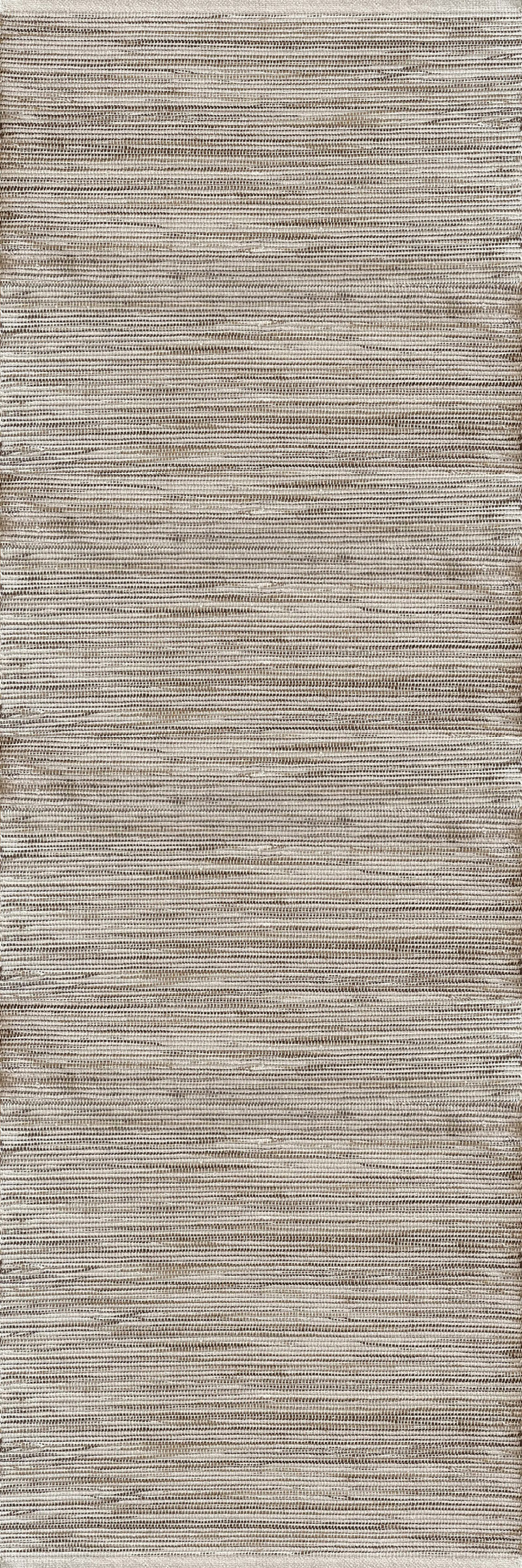 Cream-coloured 50x170cm cotton blend rug
