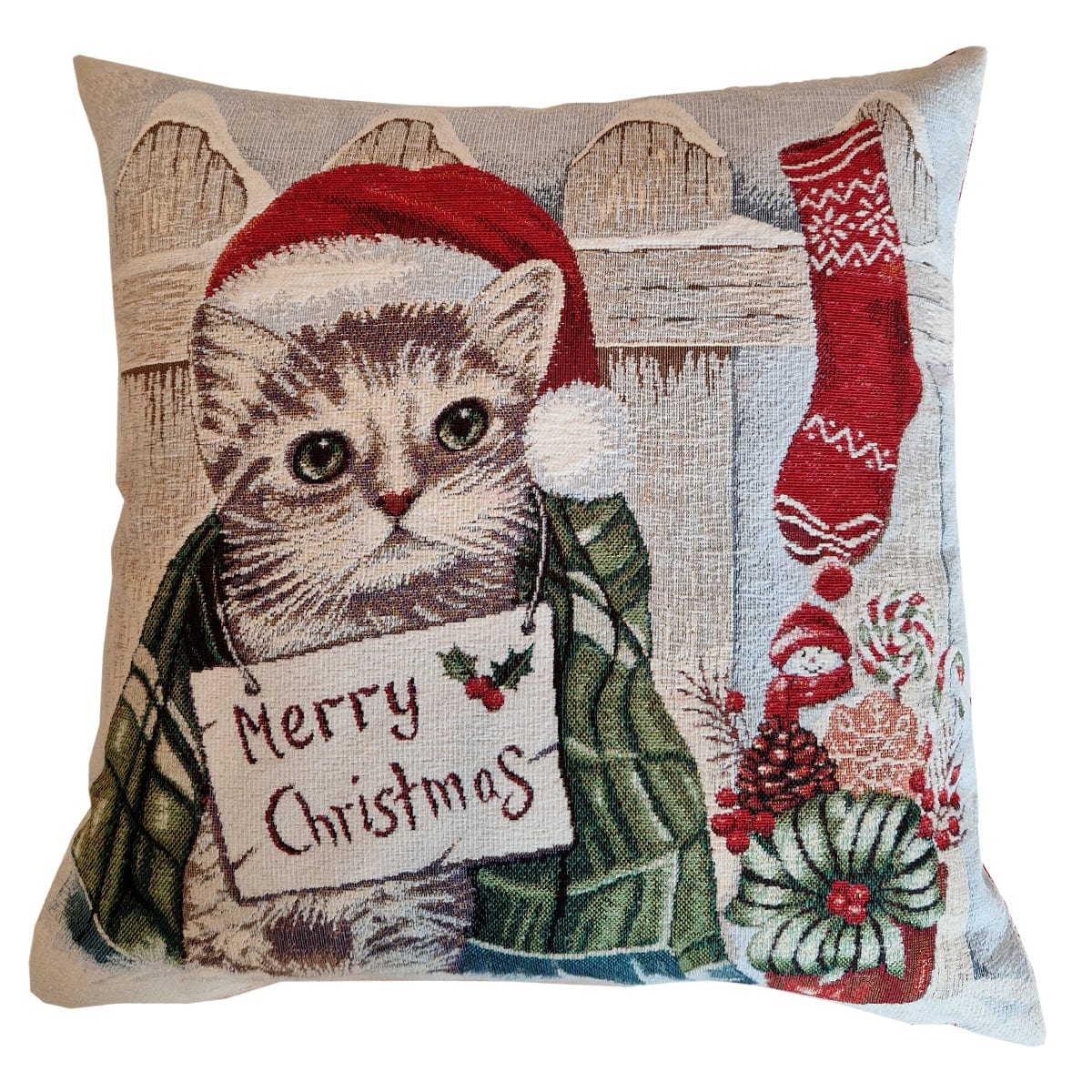 Bricocenter LIFE CHRISTMAS PILLOW 42X42 CM COTTON ASSORTED PATTERNS