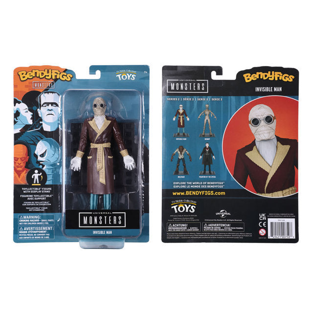 Invisible man - character Toyllectible Bendyfigs - Universal