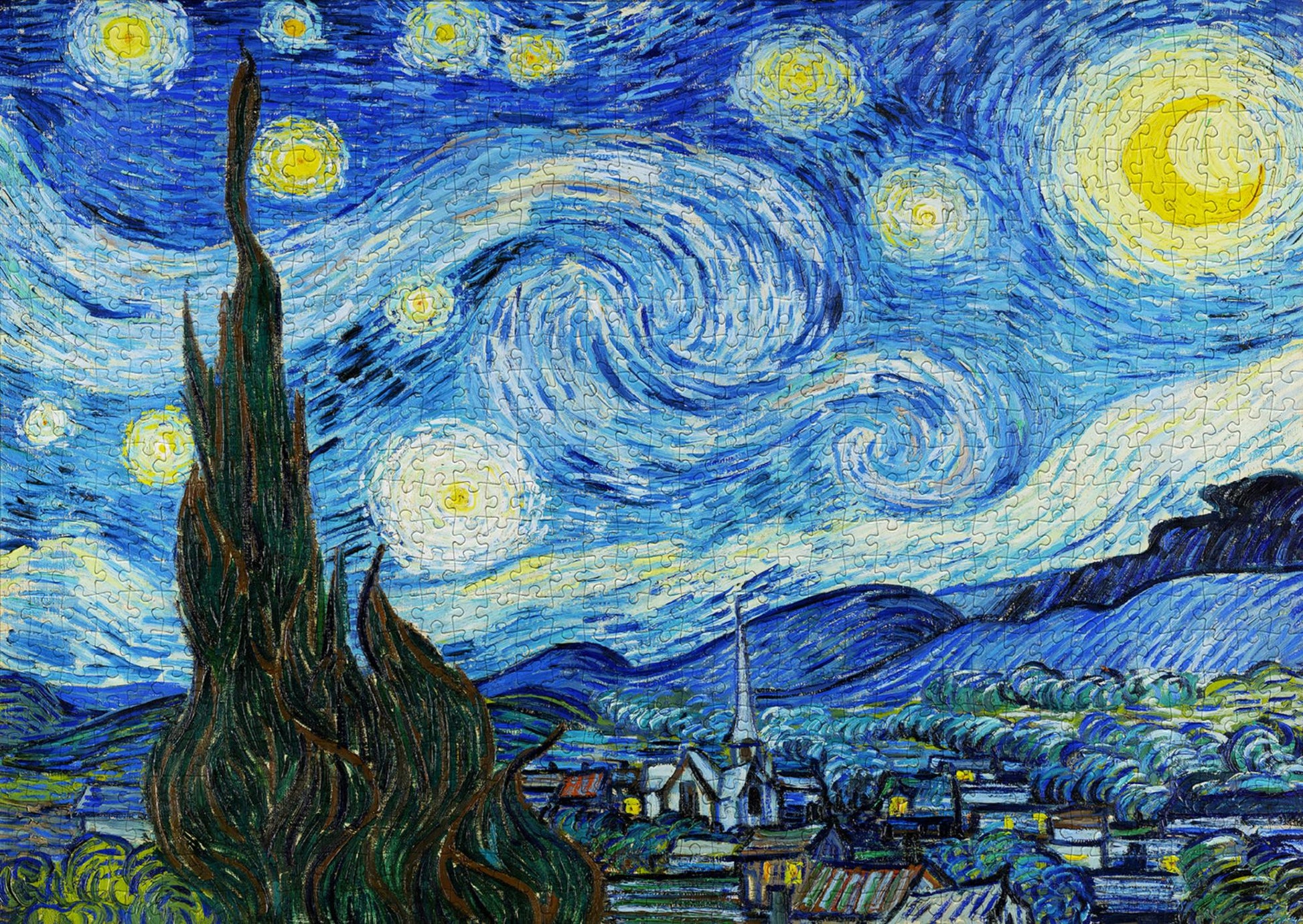 1000 piece puzzle - Vincent Van Gogh: Starry Night