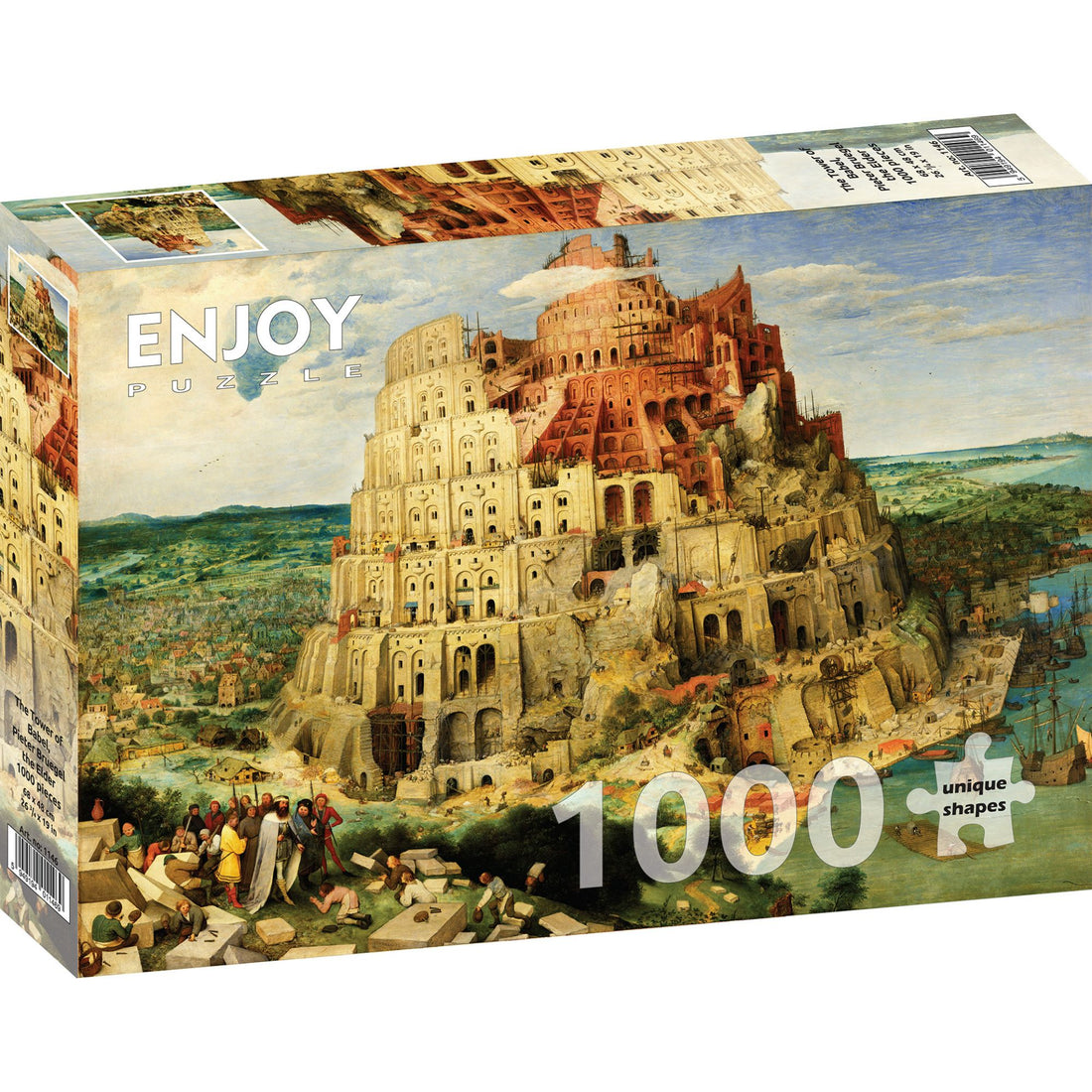 Puzzle 1000 pezzi - Pieter Bruegel: The Tower of Babel