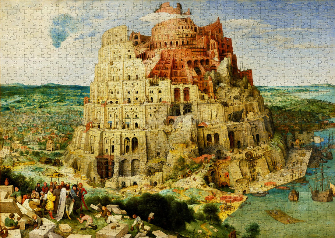 Puzzle 1000 pezzi - Pieter Bruegel: The Tower of Babel