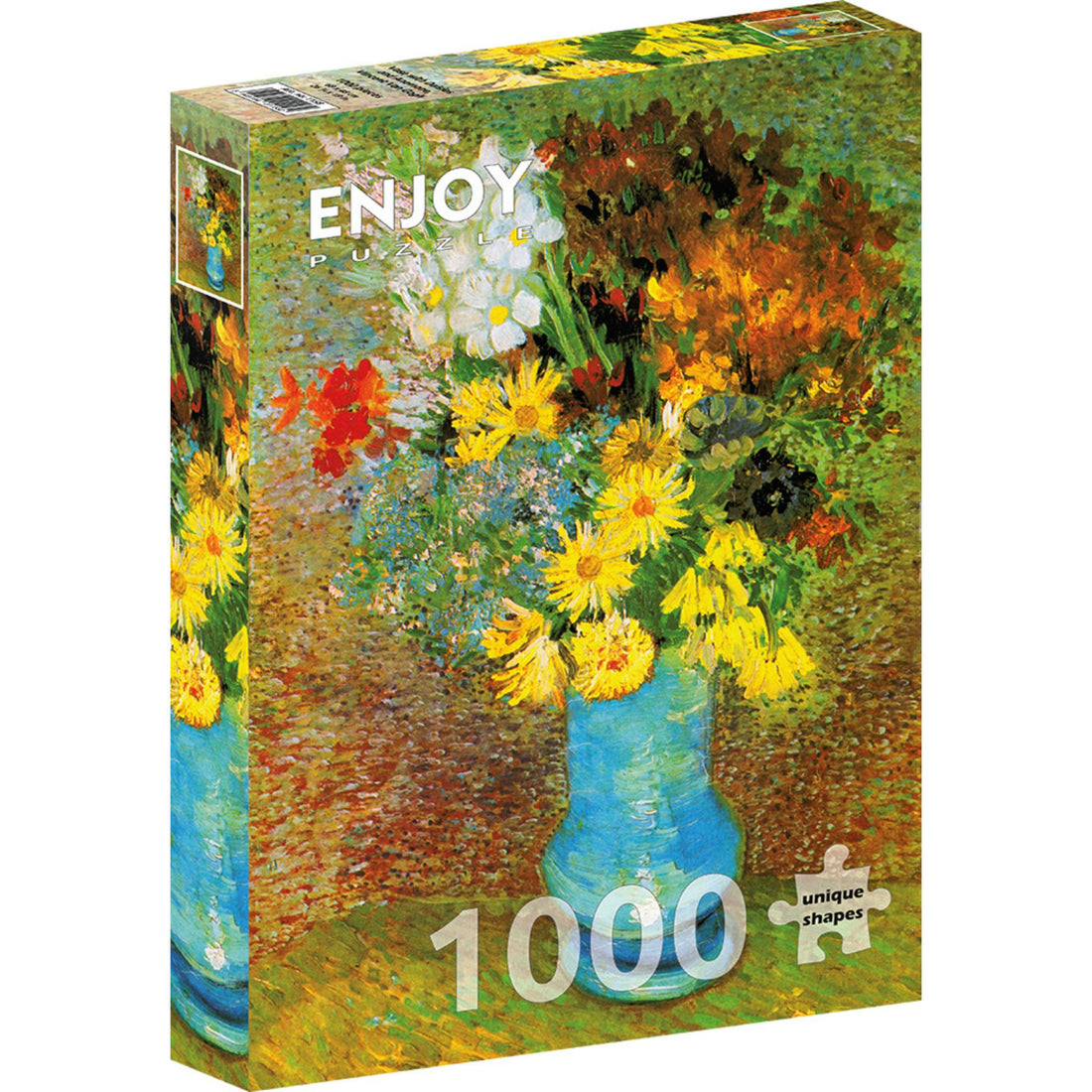 Puzzle 1000 pezzi - Vincent Van Gogh: Vase with Daisies and Anemones