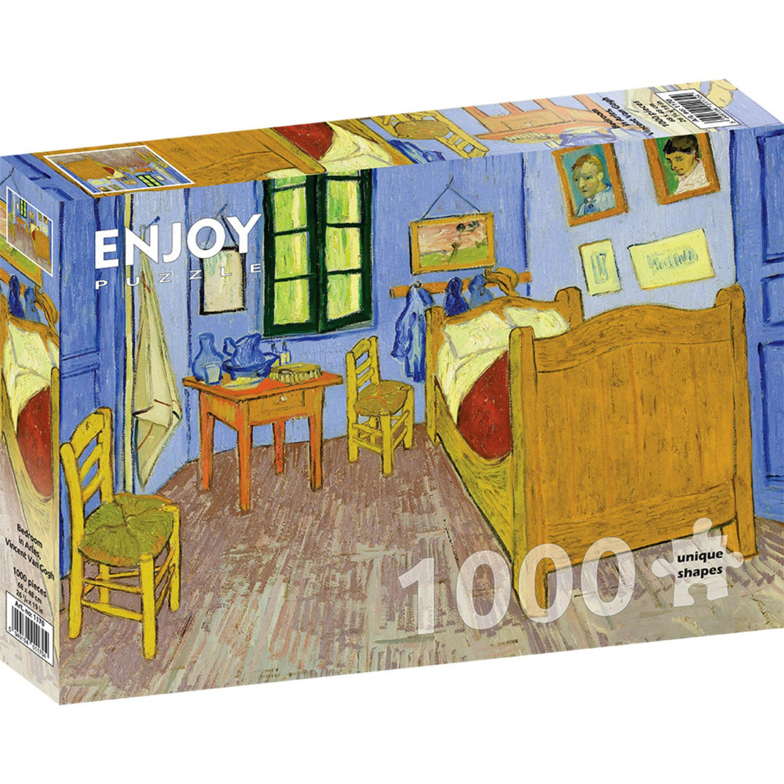 Puzzle 1000 pezzi - Vincent Van Gogh: Bedroom in Arles