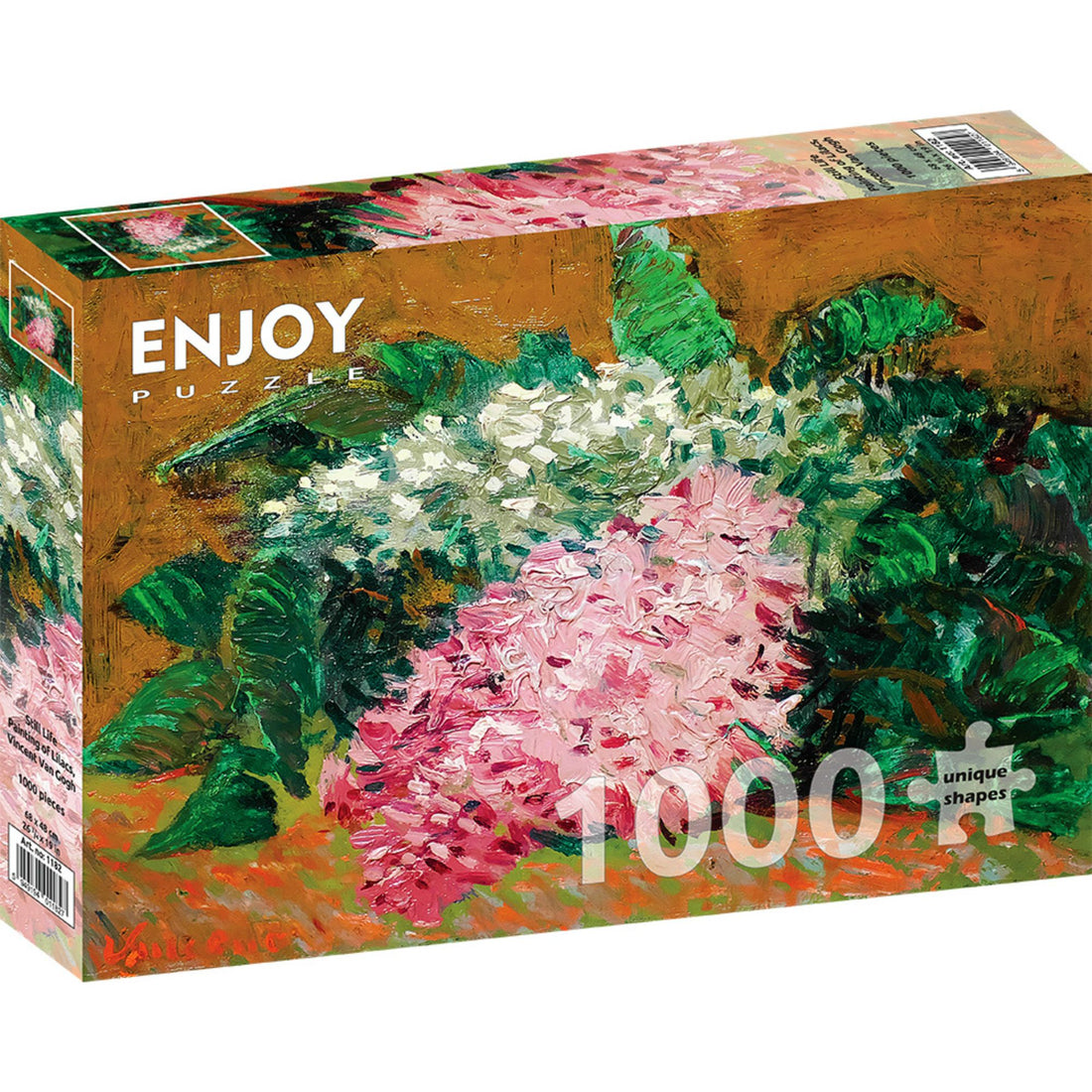 Puzzle 1000 pezzi - Vincent Van Gogh: Still Life Painting of Lilacs