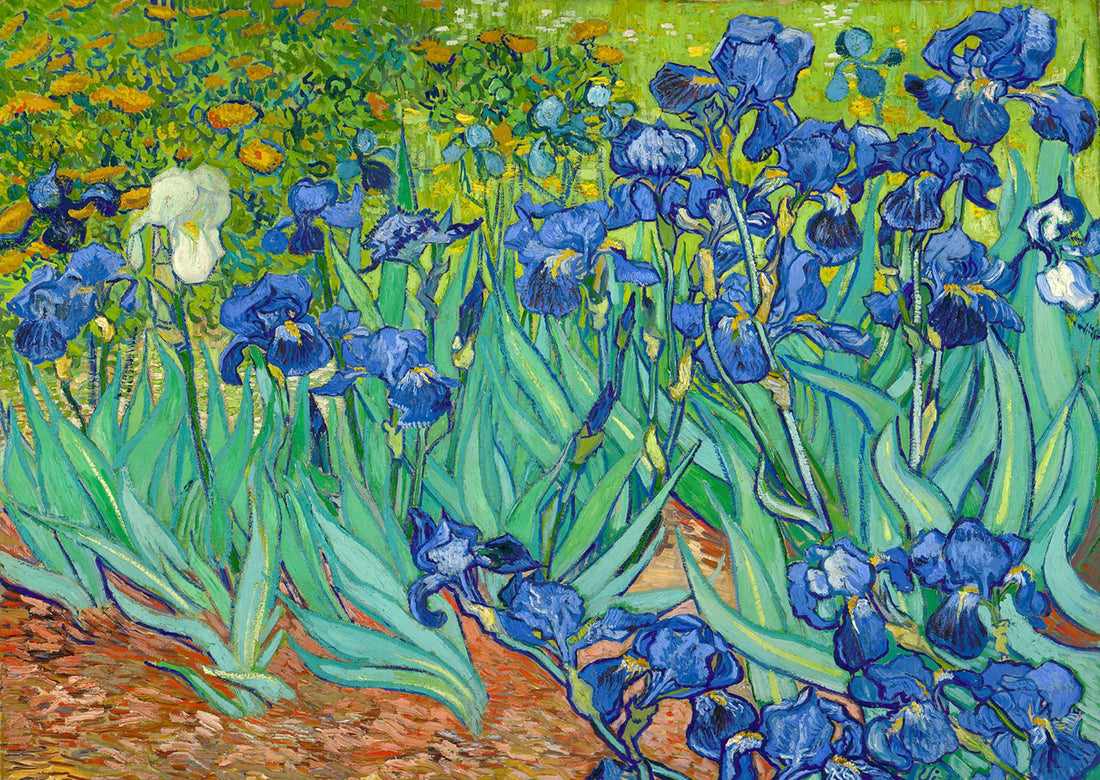 1000 piece puzzle - Vincent Van Gogh: Irises