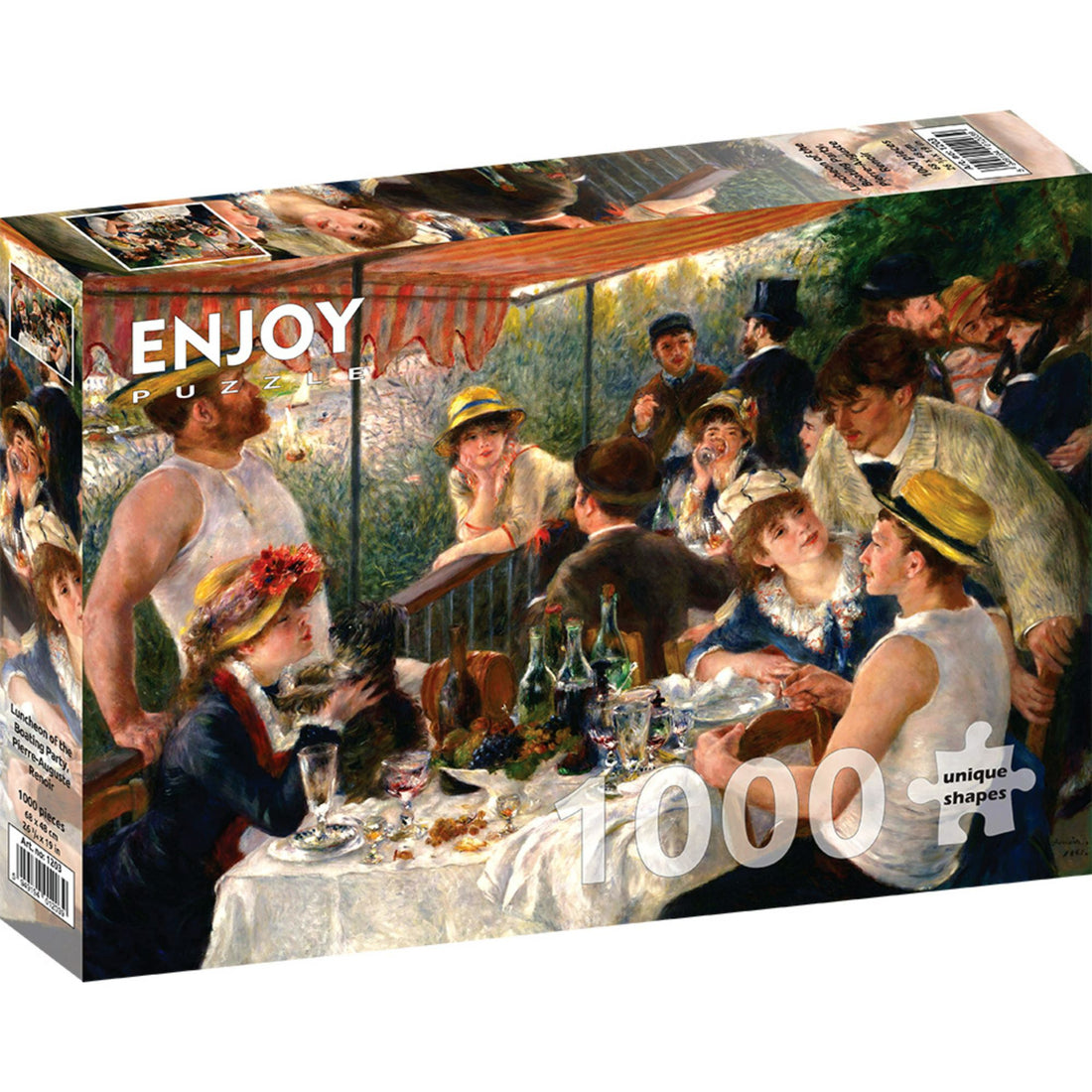 Puzzle 1000 pezzi - Auguste Renoir: Luncheon of the Boating Party