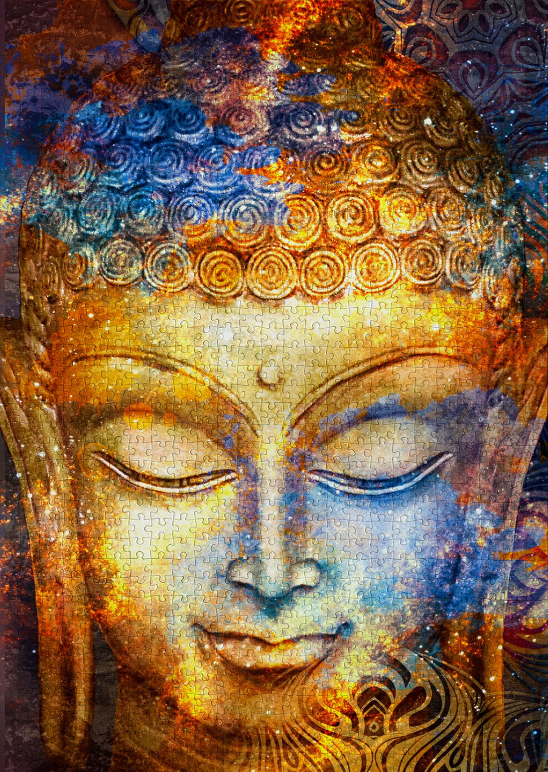 1000 piece puzzle - Smiling Buddha