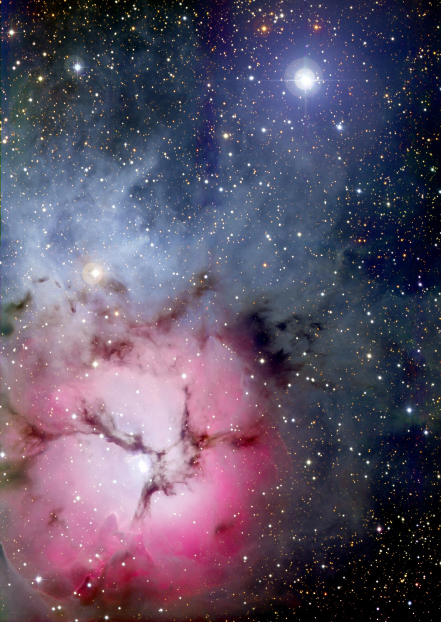 1000 piece puzzle - The Trifid Nebula