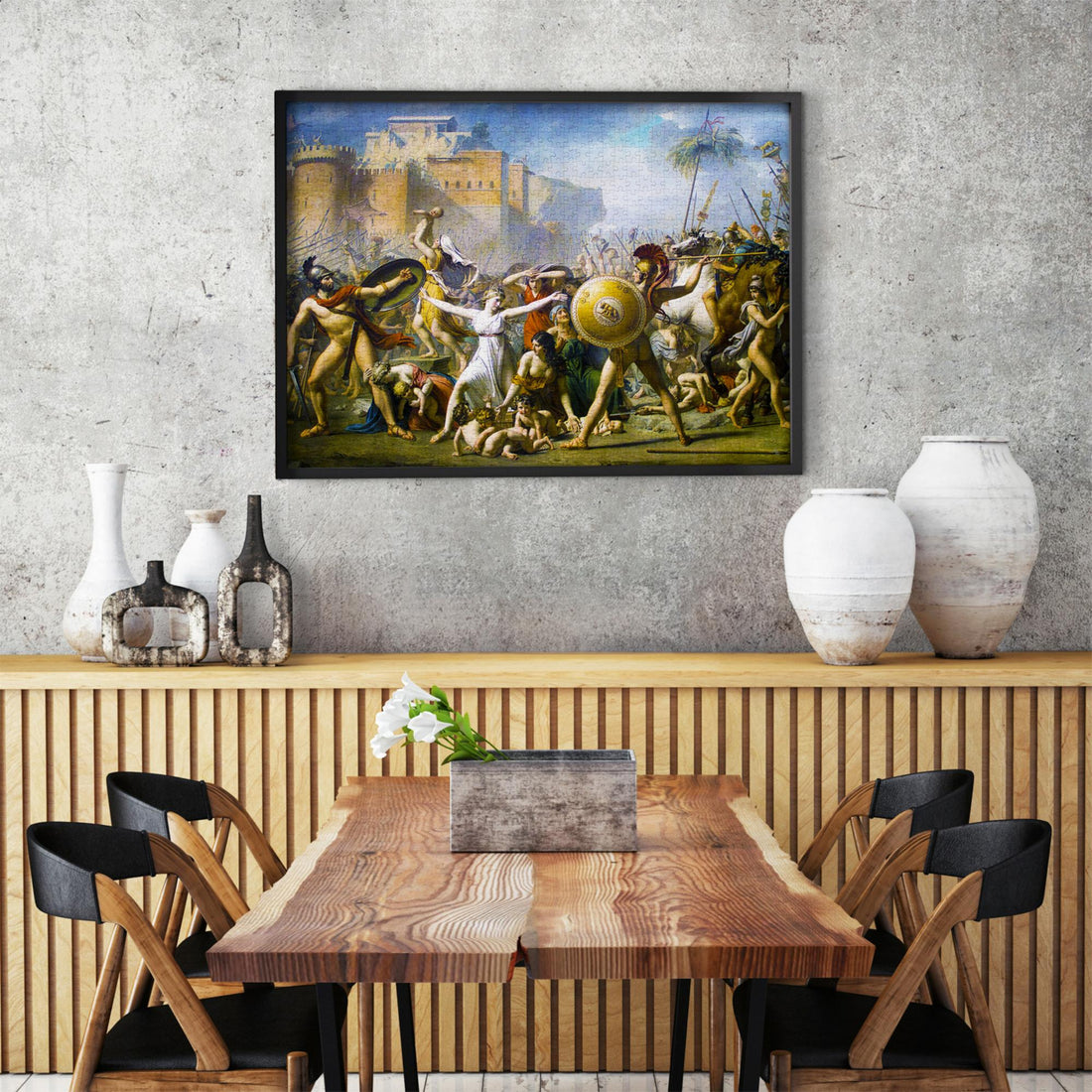 Puzzle 1000 pezzi - The Intervention of the Sabine Women