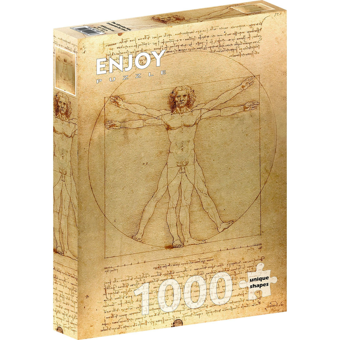 Puzzle 1000 pezzi - The Vitruvian Man