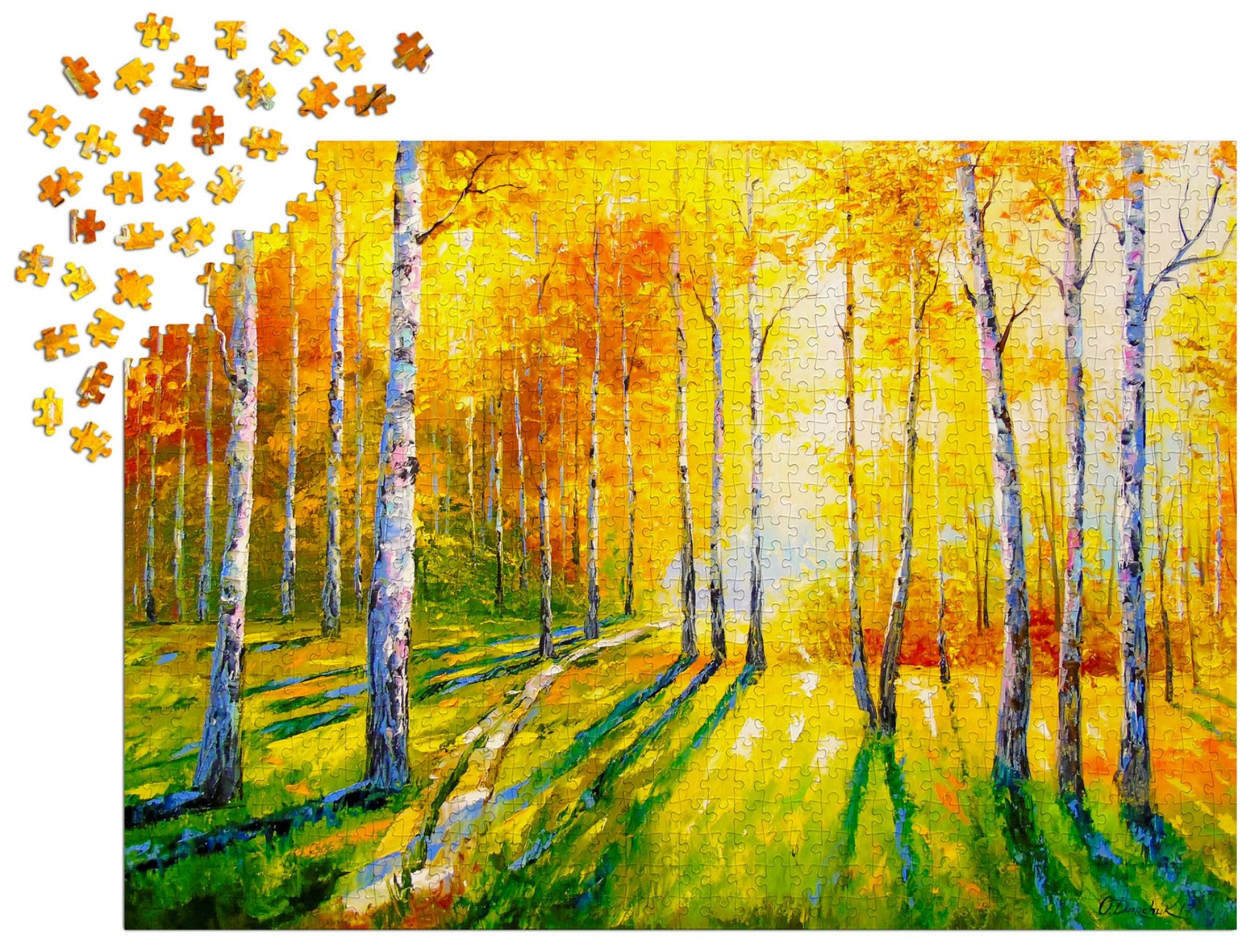 1000 piece puzzle - Birch Grove