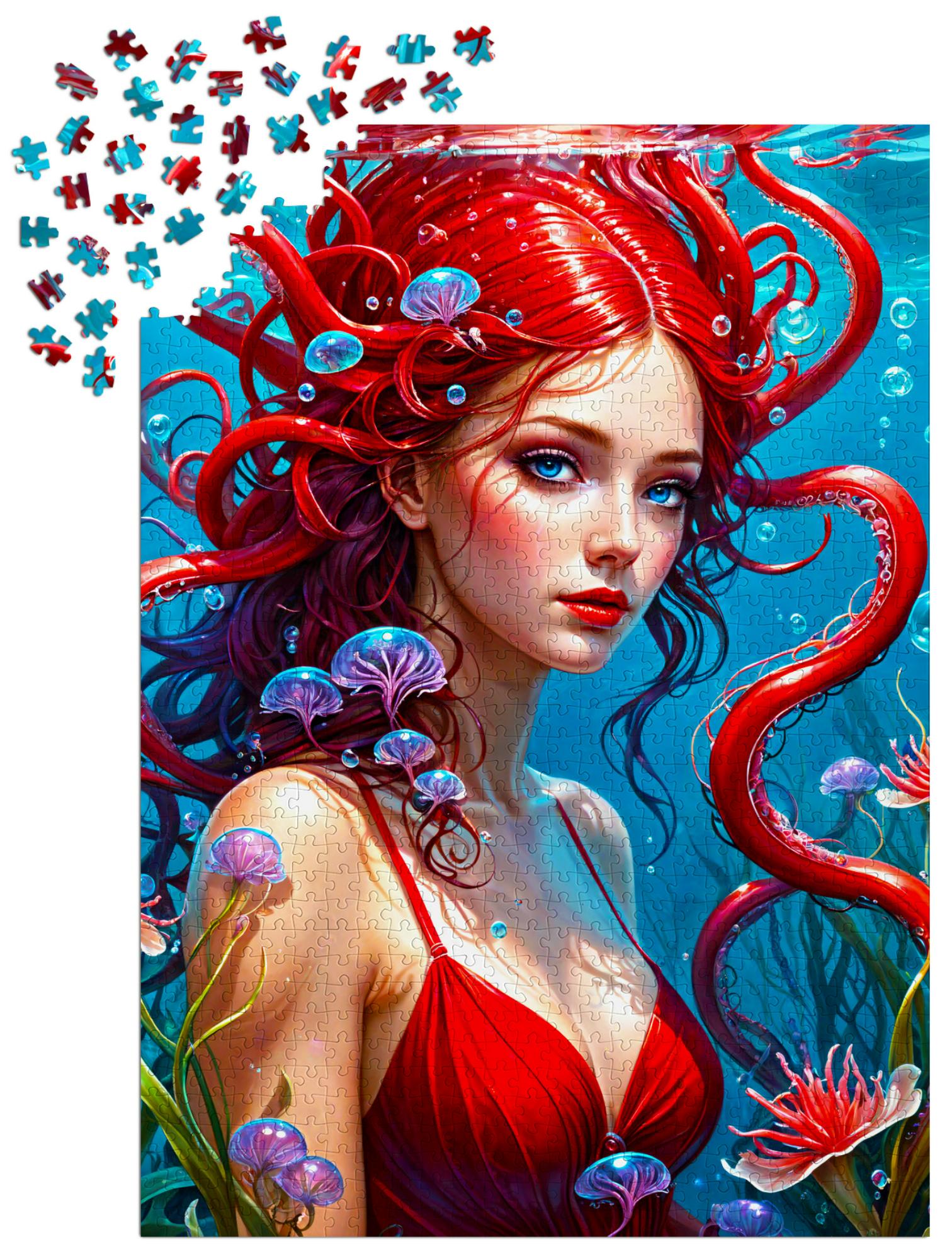 1000 piece puzzle - Ginger Mermaid