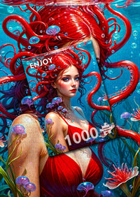 1000 piece puzzle - Ginger Mermaid