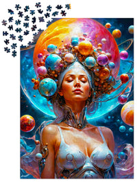 1000 piece puzzle - Cosmic Godess