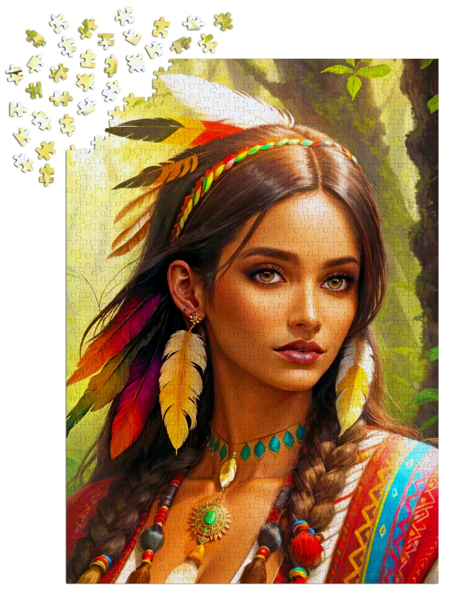 1000 piece puzzle - The Native