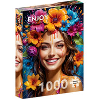 1000 piece puzzle - Flower Girl