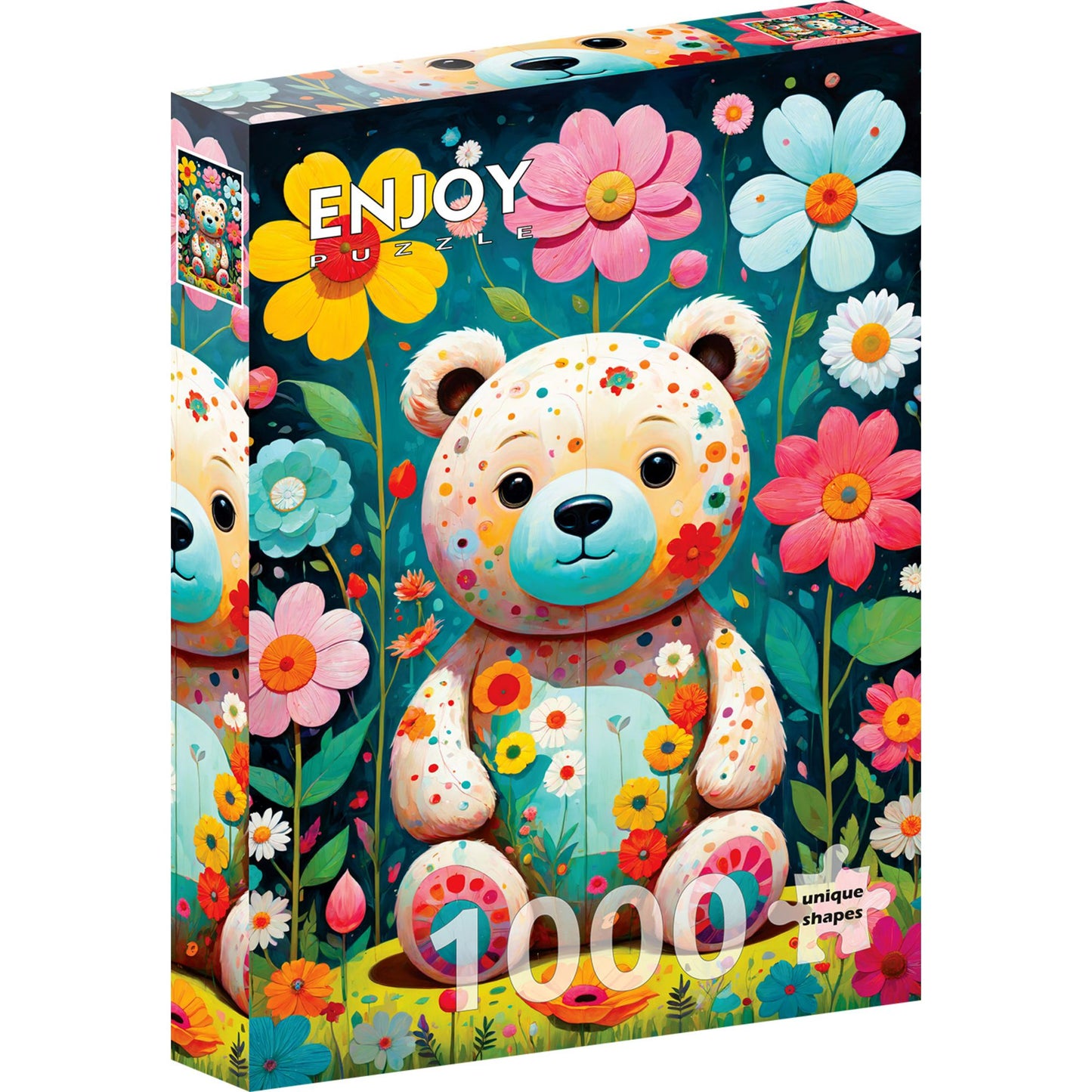 Puzzle 1000 pezzi - Flower Teddy Bear