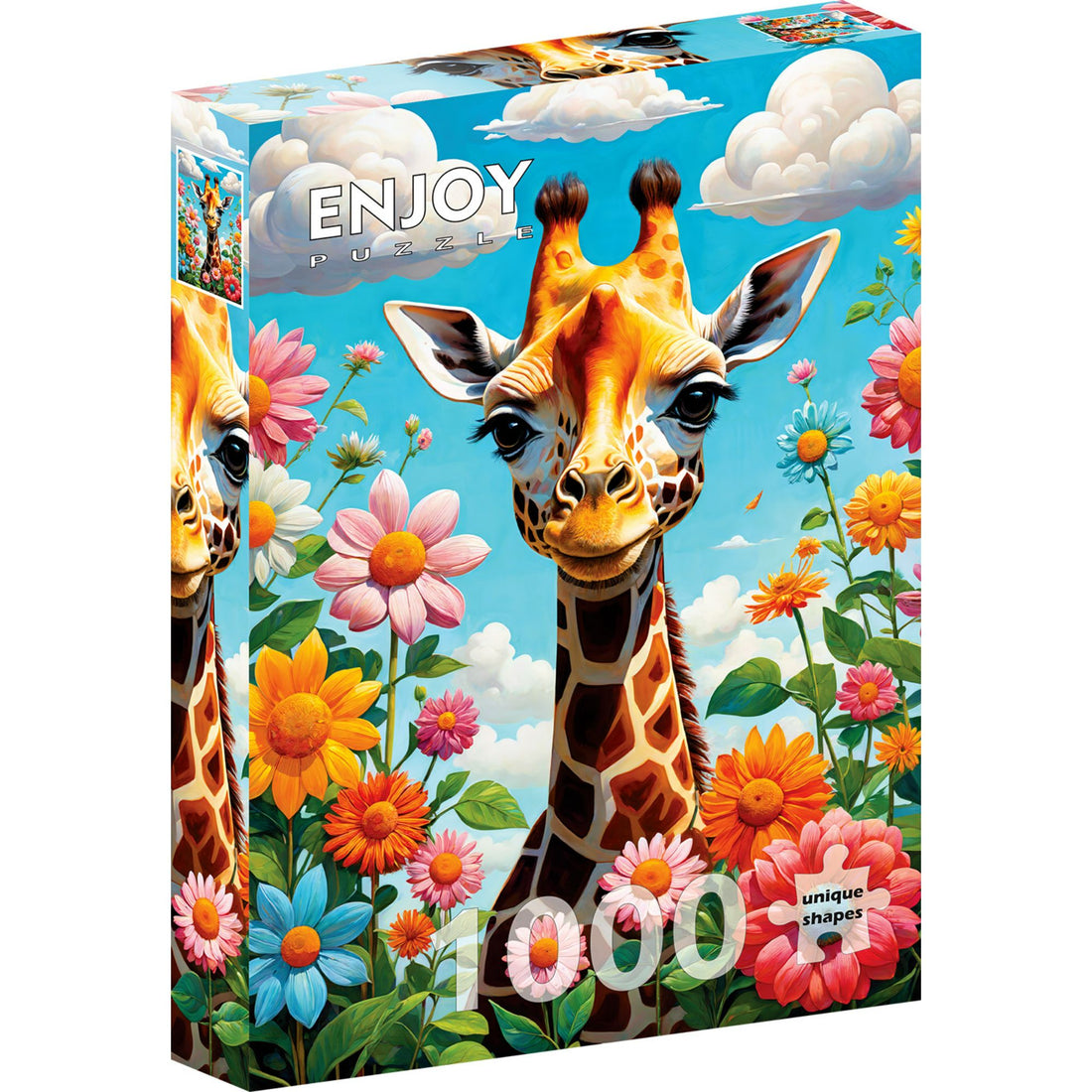 1000 piece puzzle - Cute Giraffe