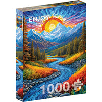 1000 piece puzzle - Sunrise Landscape