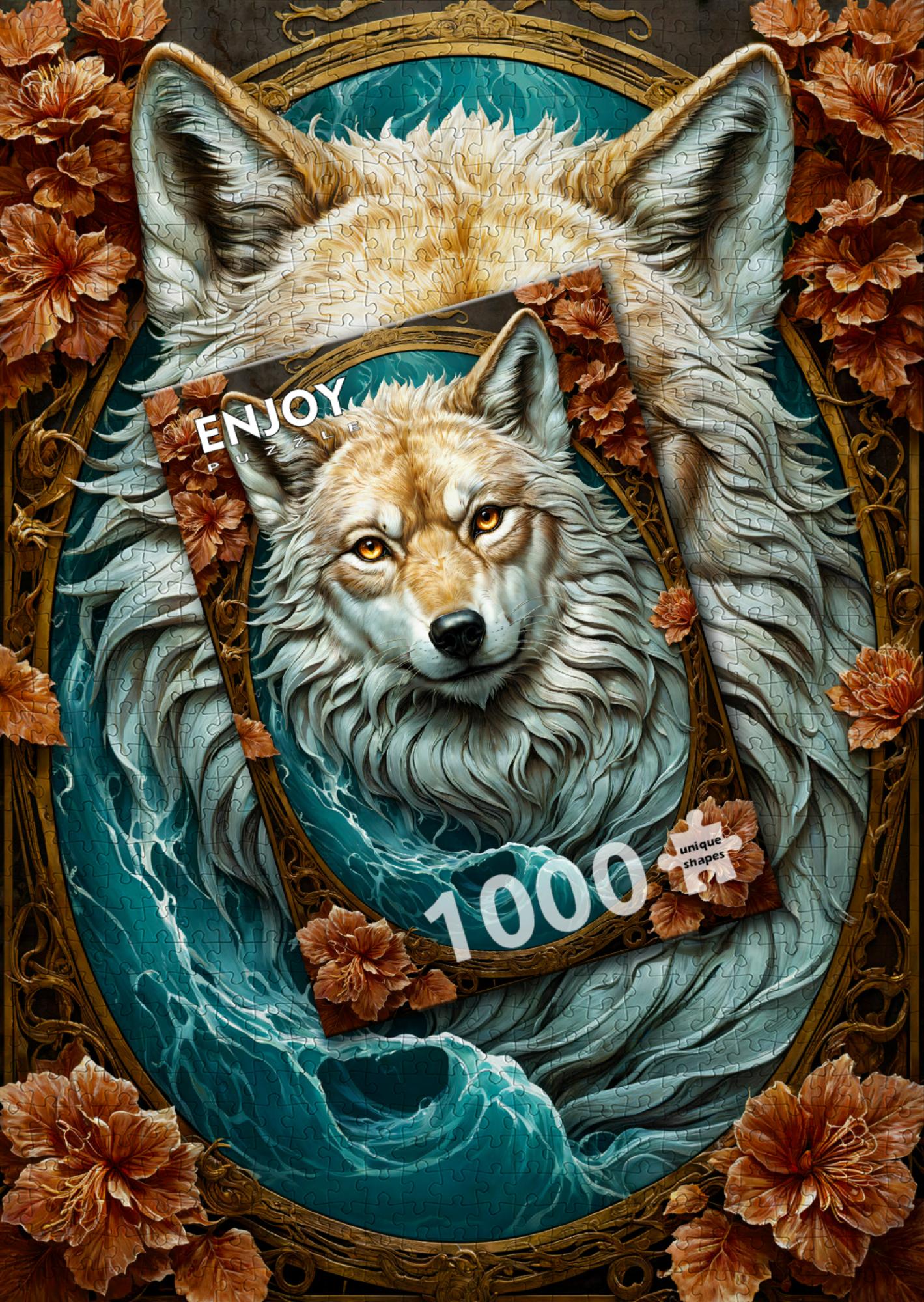 1000 piece puzzle - The Wolf