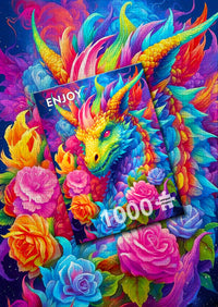 1000 piece puzzle - Dragon