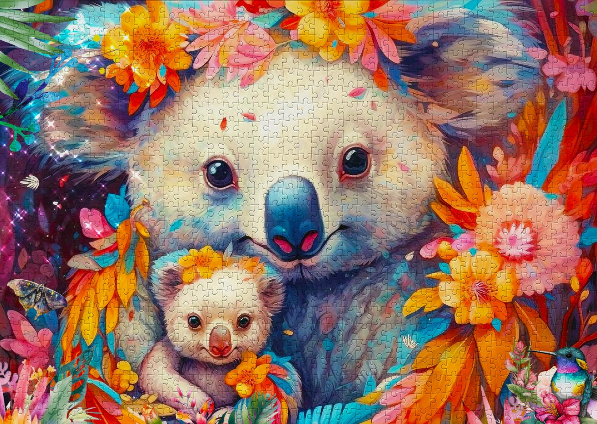 1000 Piece Puzzle - Koala Kuddles