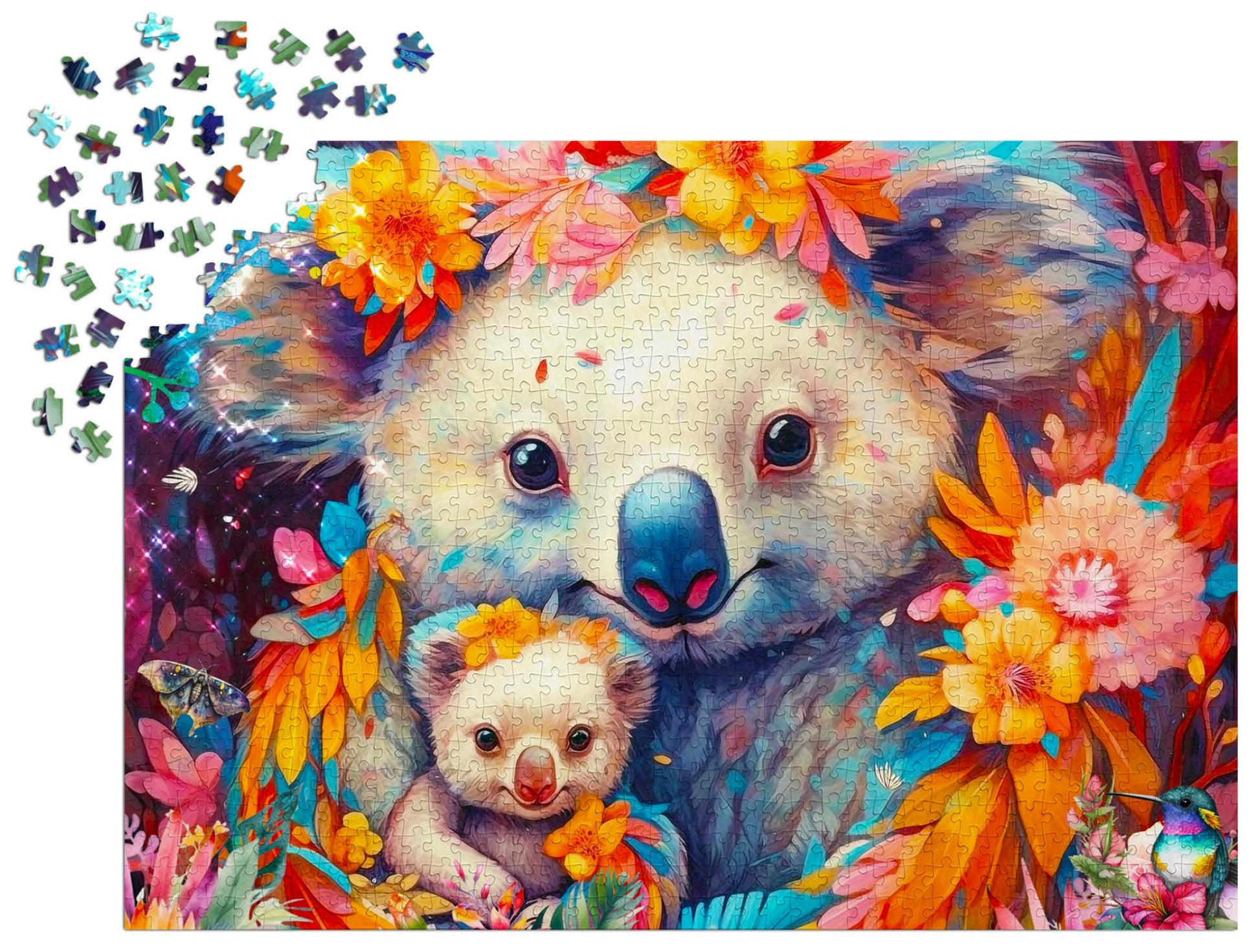 1000 Piece Puzzle - Koala Kuddles