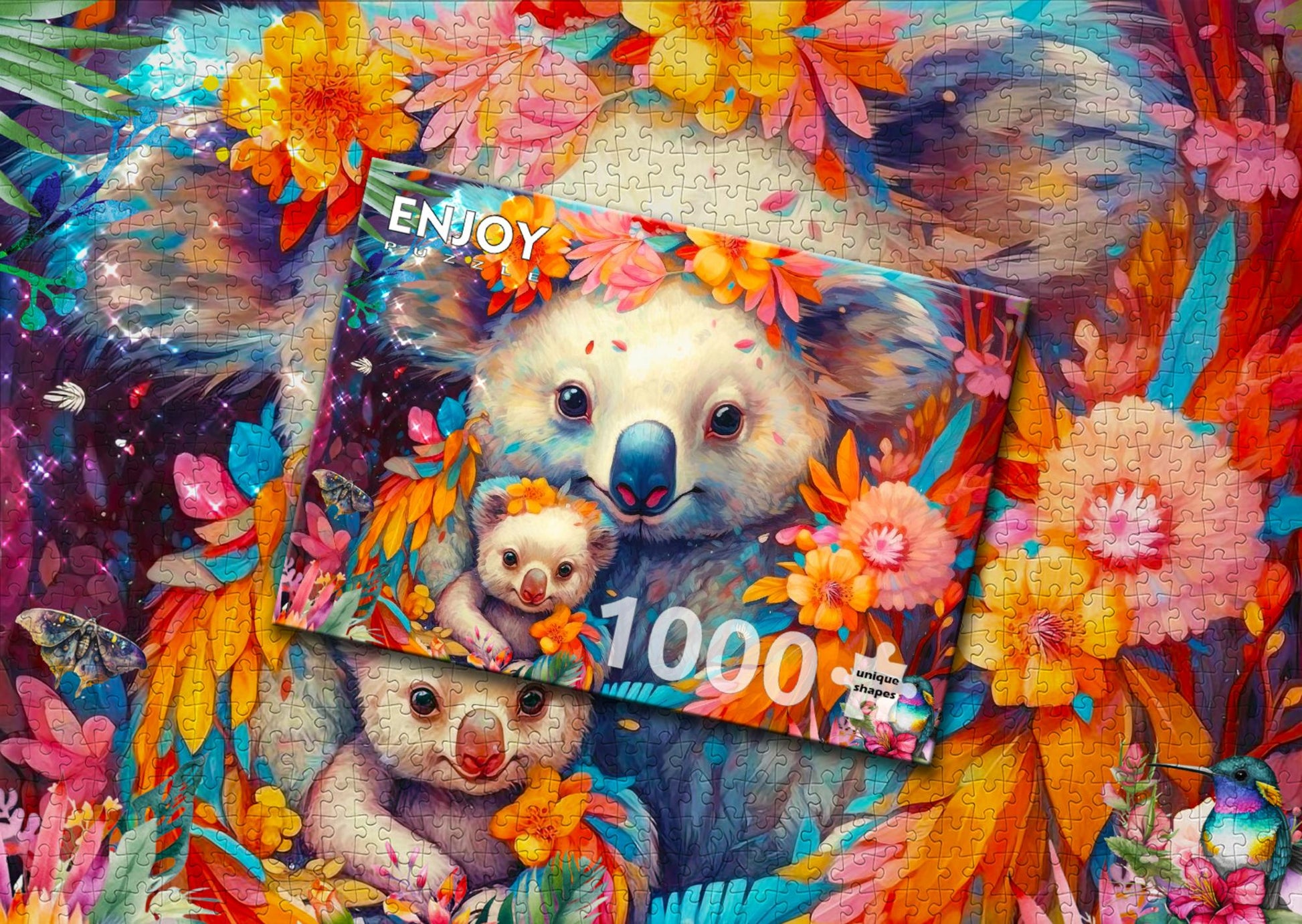 1000 Piece Puzzle - Koala Kuddles