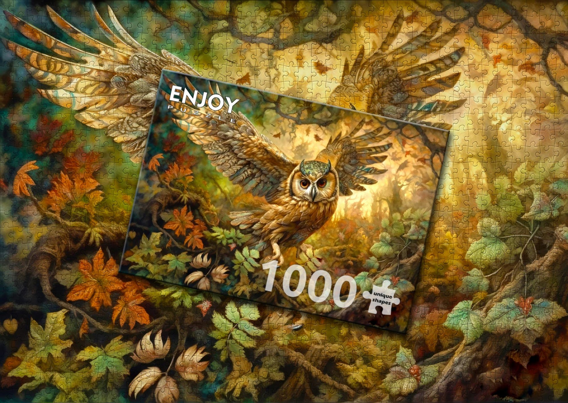 1000 piece puzzle - Wise One