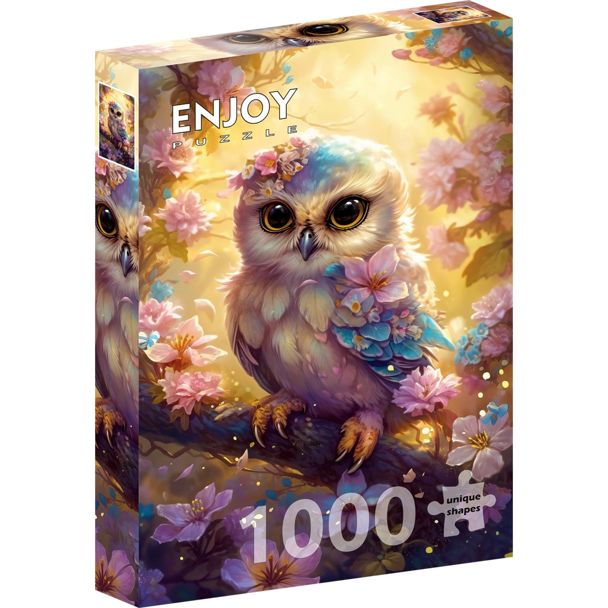 1000 piece puzzle - Gentle Owl