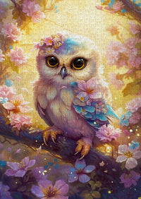 1000 piece puzzle - Gentle Owl