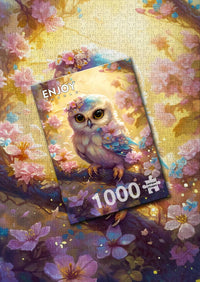 1000 piece puzzle - Gentle Owl