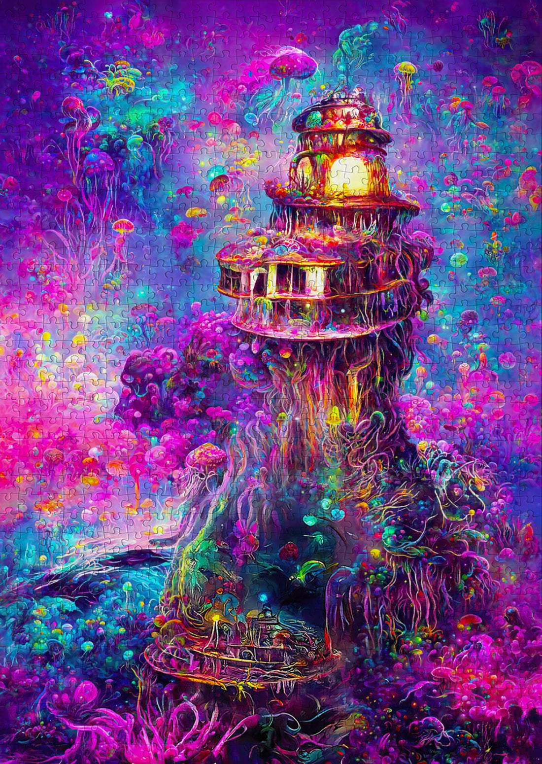 Puzzle 1000 pezzi - Underwater Lighthouse