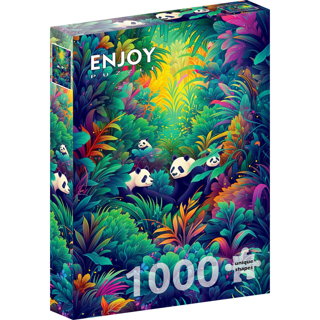 1000 piece puzzle - Panda Haven