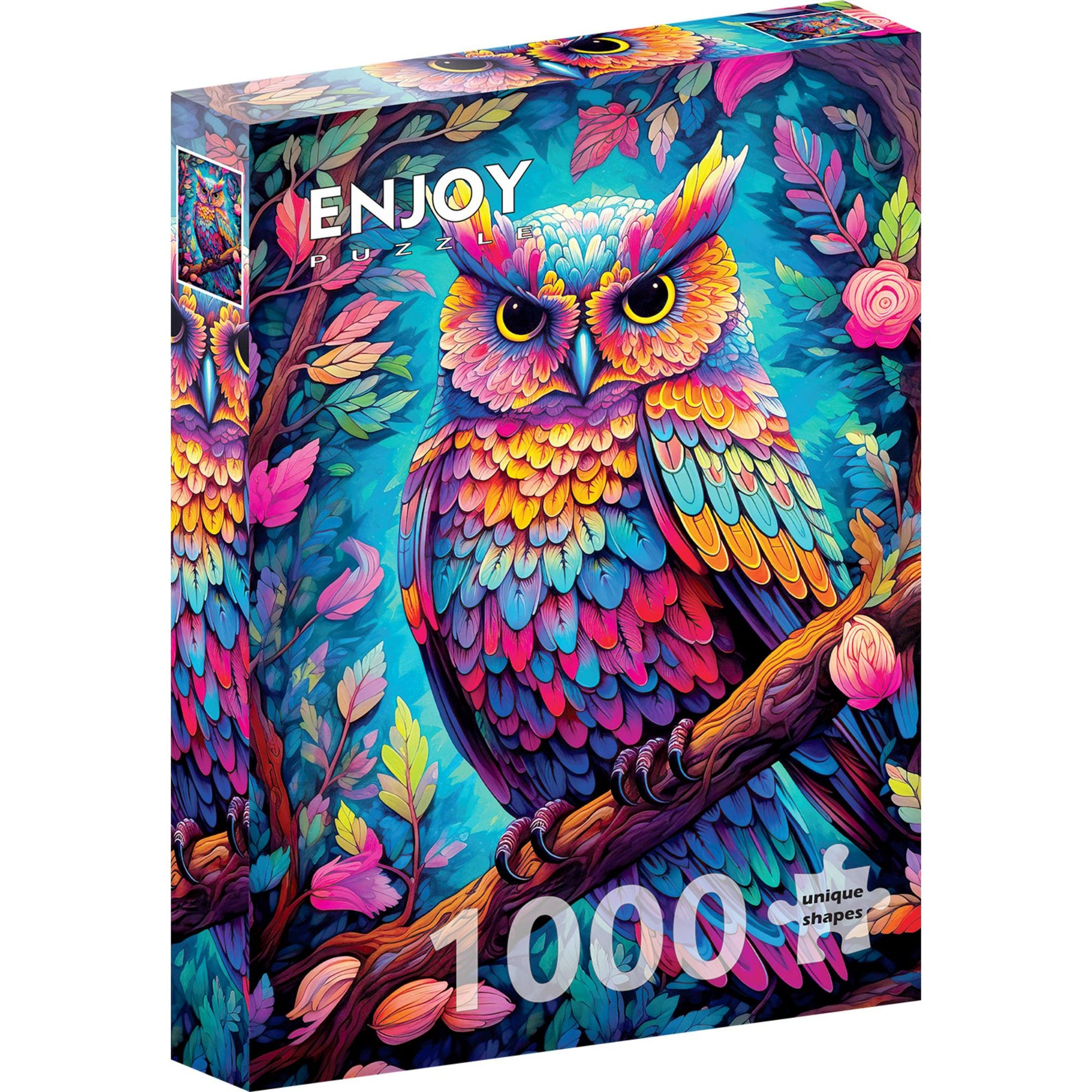 1000 piece puzzle - Dazzling Owl