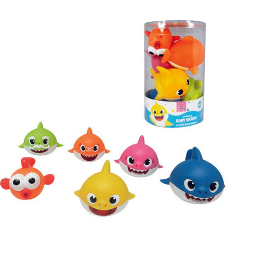 Toys Baby Shark - PVC Character Set for Baby Bath