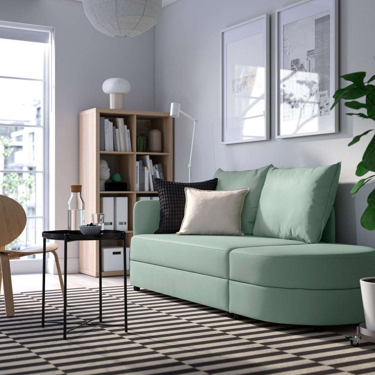 How to use sofa beds in small living rooms