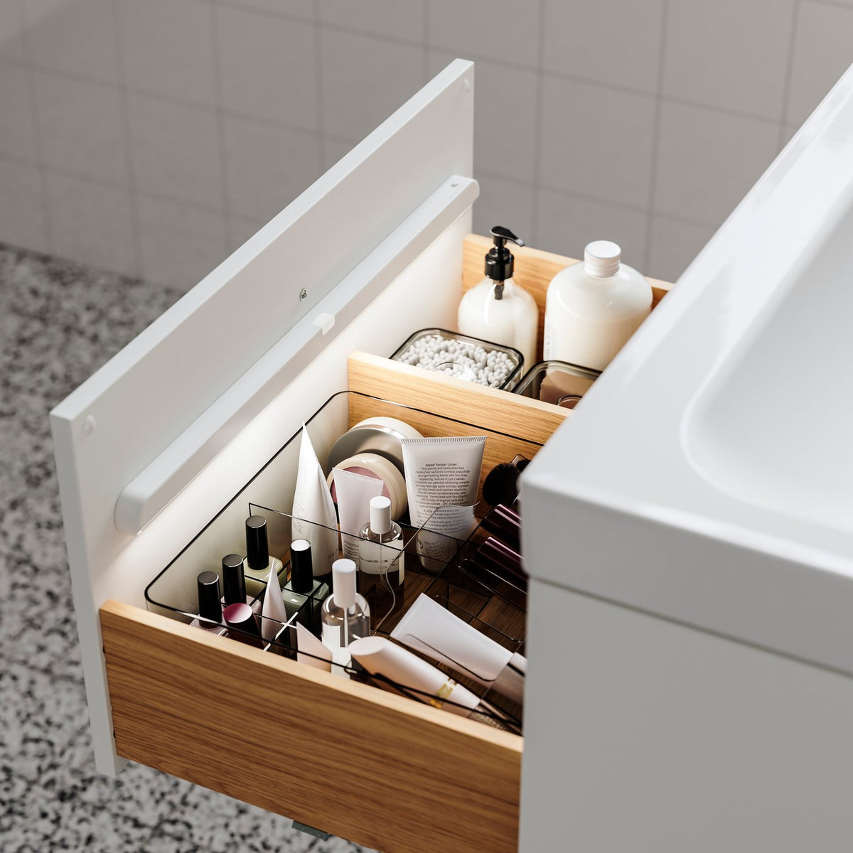 Ideas for under-basin storage