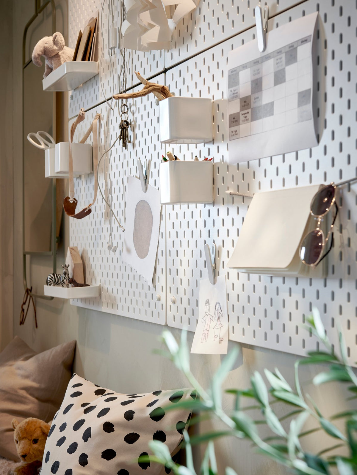 Organising a family hallway, with children in mind