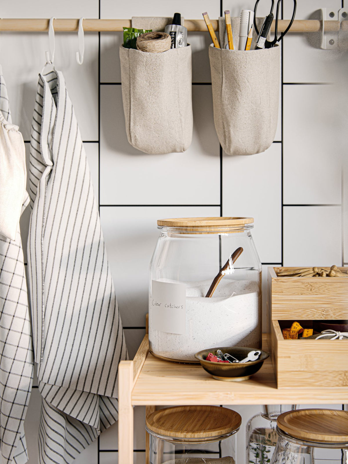 Clever ideas to organise your laundry space