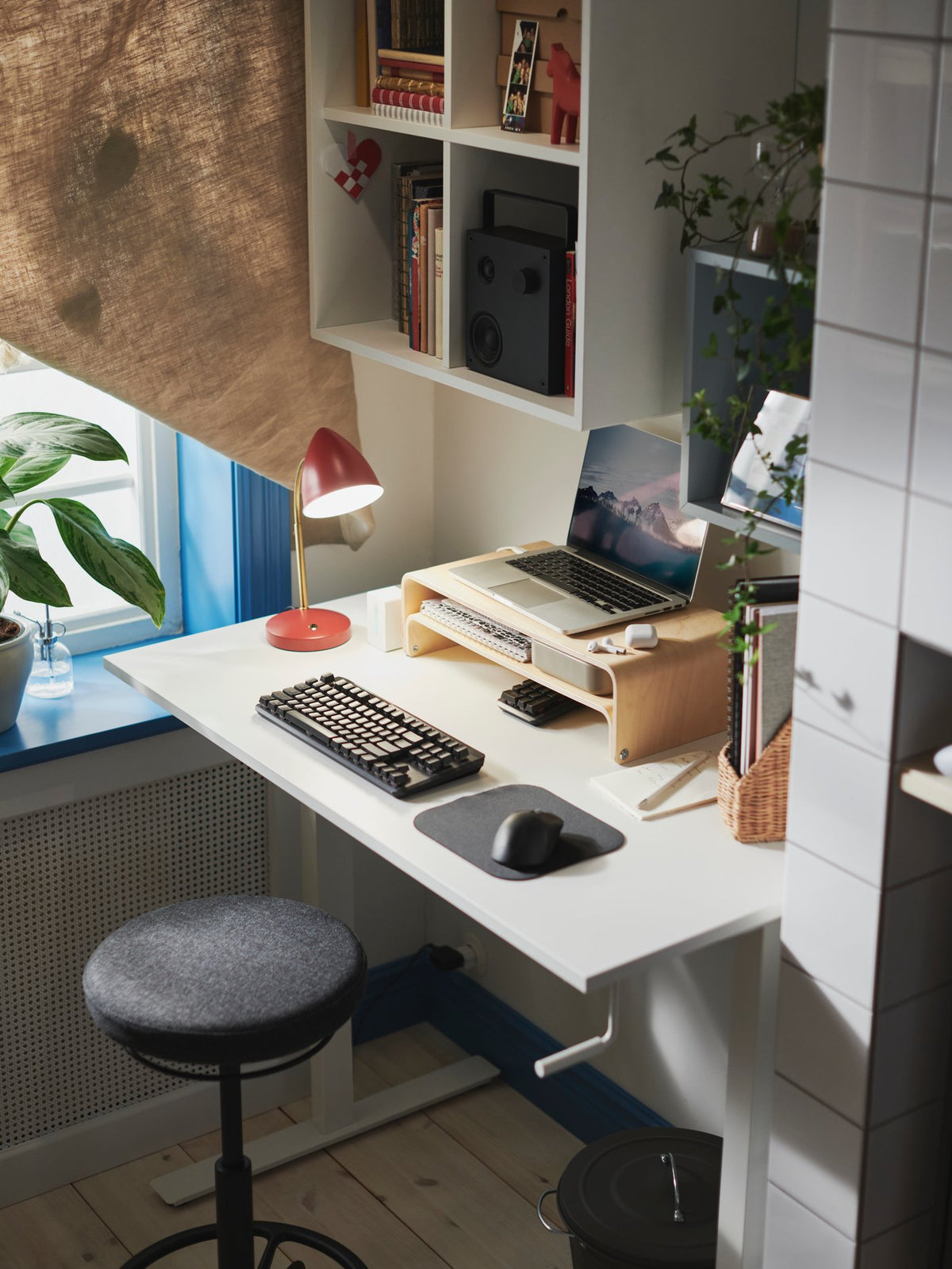 A traditional office that turns into a games room